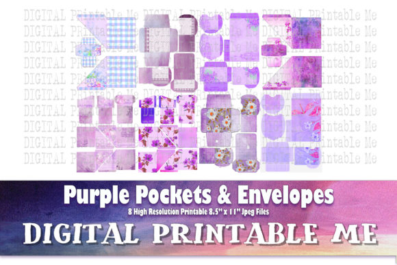 Download Purple Pockets Envelopes Scrapbook Craft - Premium Resources