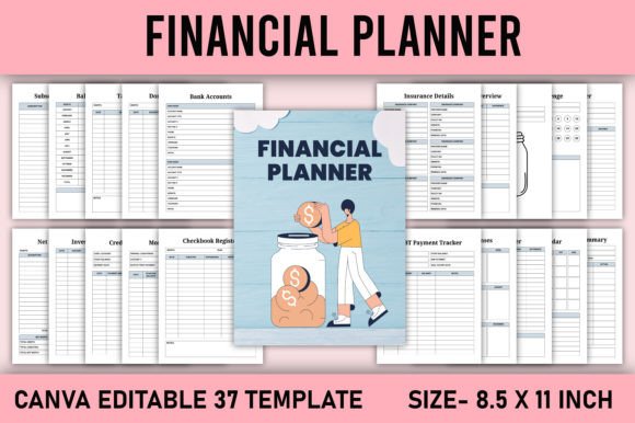 Download Financial Planner Canva Template - Financial planner Collection